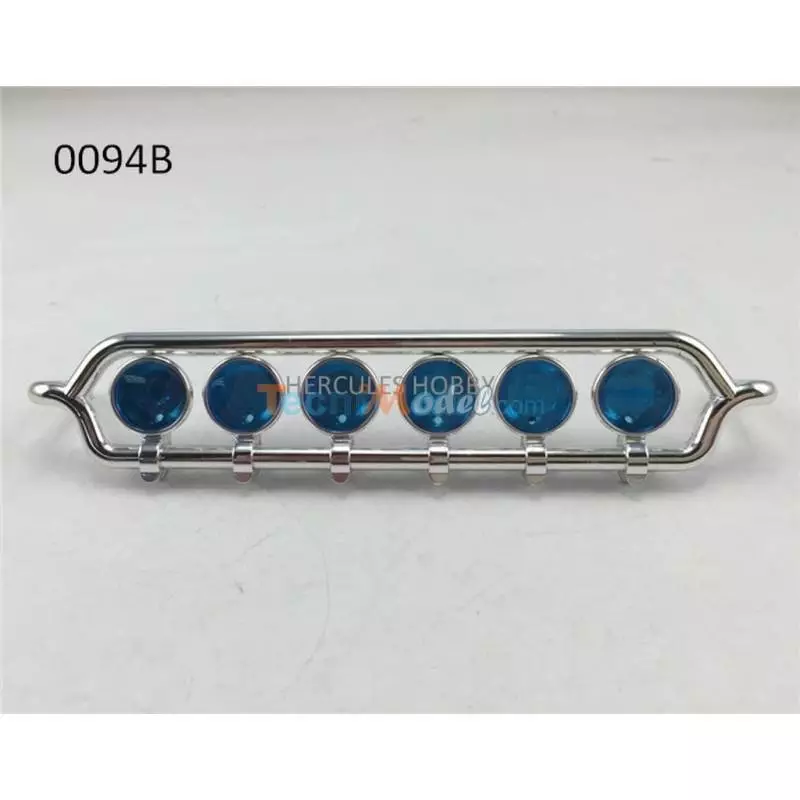Rampe de feux de toit Scania/MB avec 6 projecteurs ronds HERCULES HOBBY HH-UP0094B