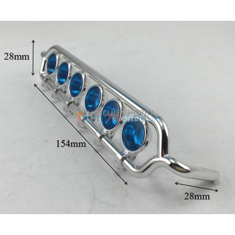 Miniature light bar with 6 round spotlights HERCULES HOBBY HH-UP0094B