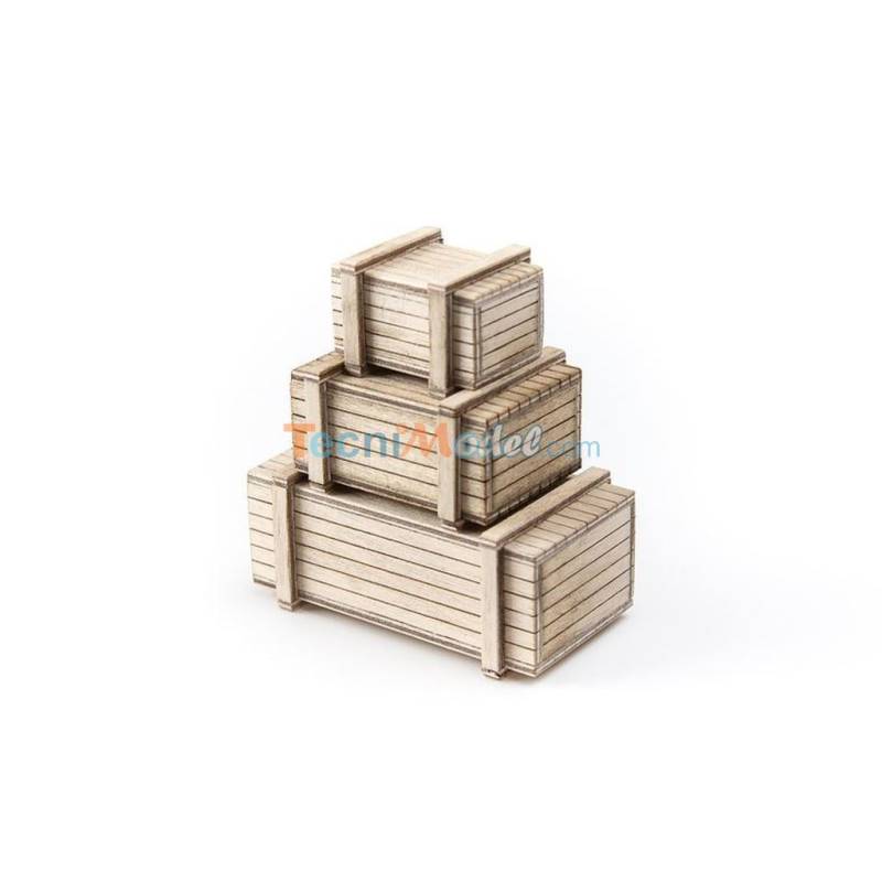 Set of 3 wooden crates AERONAUT 581921