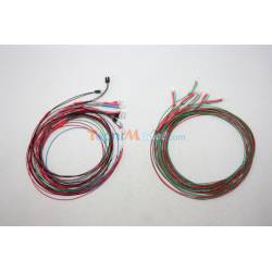 Wired led harnesses 7.2v clearance lights and headlamps for Tamiya Volvo FH16 timber truck 56360