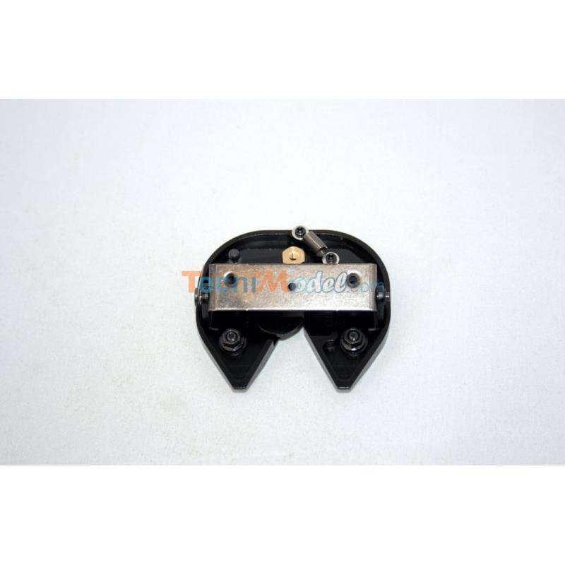 Sellette en aluminium anodisé noir pour camion RC Tamiya - HERCULES HOBBY HH-UP0062BLACK