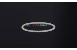 Portholes oval 36x15mm photoengraved AERONAUT 576026