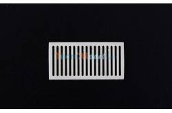 4 Grilles d'Aérations Rectangulaires 20x10mm AERONAUT 572052