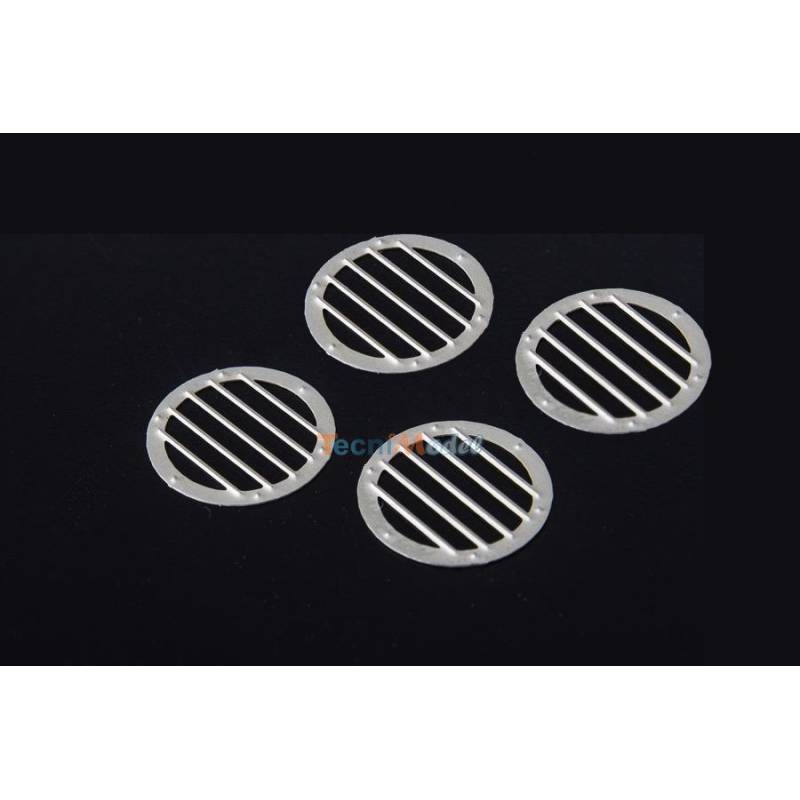4 Grilles d'Aération Rondes Ø10mm AERONAUT 572021