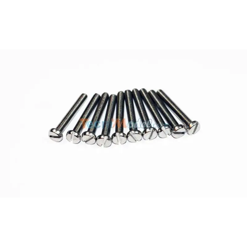 Vis Slotted Cheese Head Inox M3x45 (10 pièces)