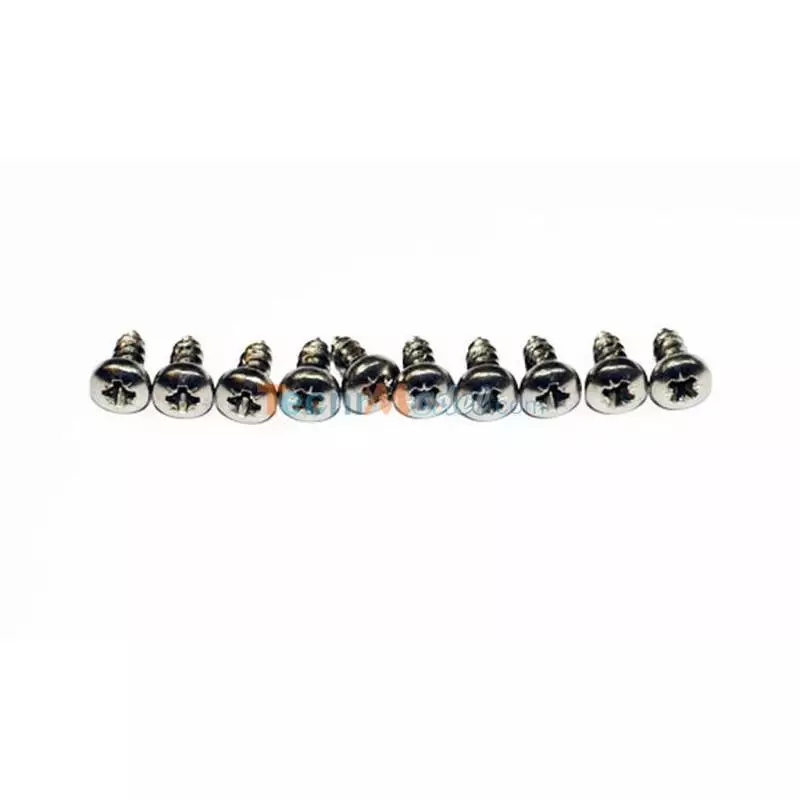 Vis Tole Inox Tête Bombée Pozi M2.9x16 (10 pcs)