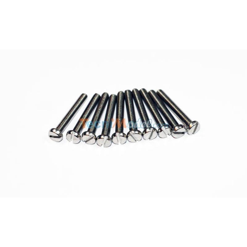 Vis Slotted Cheese Head Inox M3x30 (10 pièces)