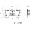 Plaque d'attelage avant pour Scania R Tamiya 1/14 - LESU G-6197
