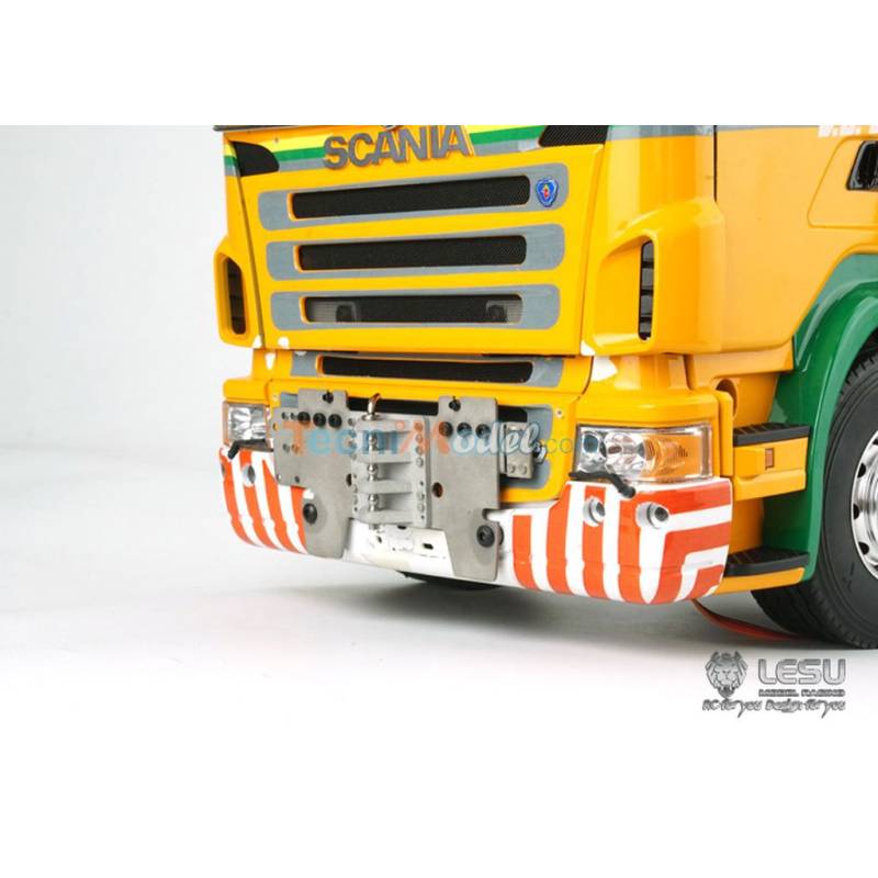 Plaque d'attelage avant pour Scania R Tamiya 1/14 - LESU G-6197