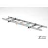 Échelle en métal avec supports pour modèles réduits au 1/14 - LESU G-6209