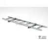Metal ladder with brackets for 1/14 scale models - LESU G-6209