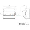 Caisse à outils pour garde-boue pour camion rc 1/14 LESU G-6237