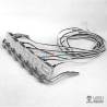 Light bar for MAN TGX Tamiya 1/14 in polished stainless steel - LESU S-1249-B