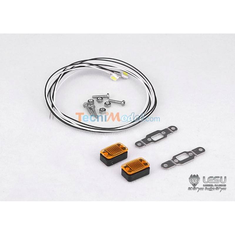 Feux de calandre pour camions RC 1/14 - LESU S-1262