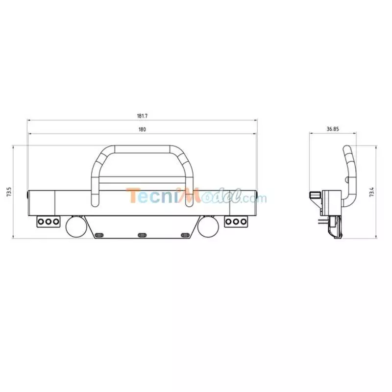 Pare-choc avant pour King Hauler LESU GW-K020