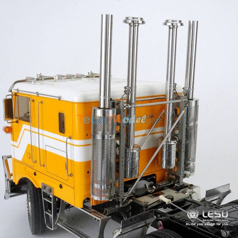 Ensemble d'échappements pour camion RC US 1/14 LESU GW-K024