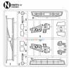Tamiya N Parts for Volvo FH16 Tamiya
