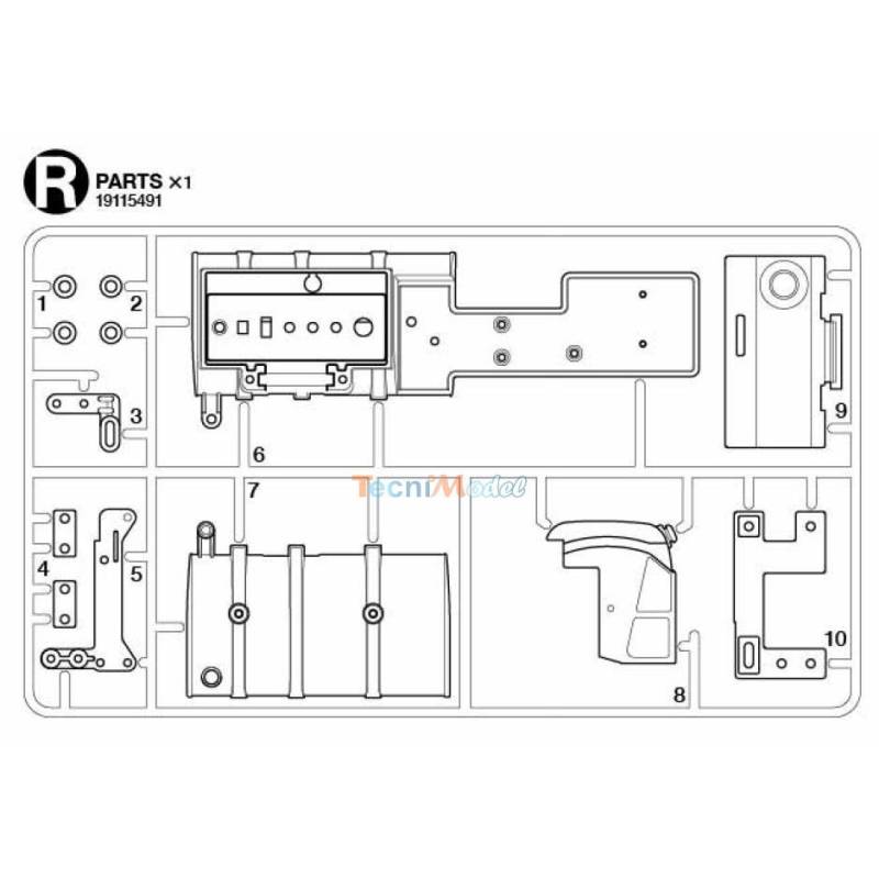 Grappe R de Volvo FH16 Tamiya 56360