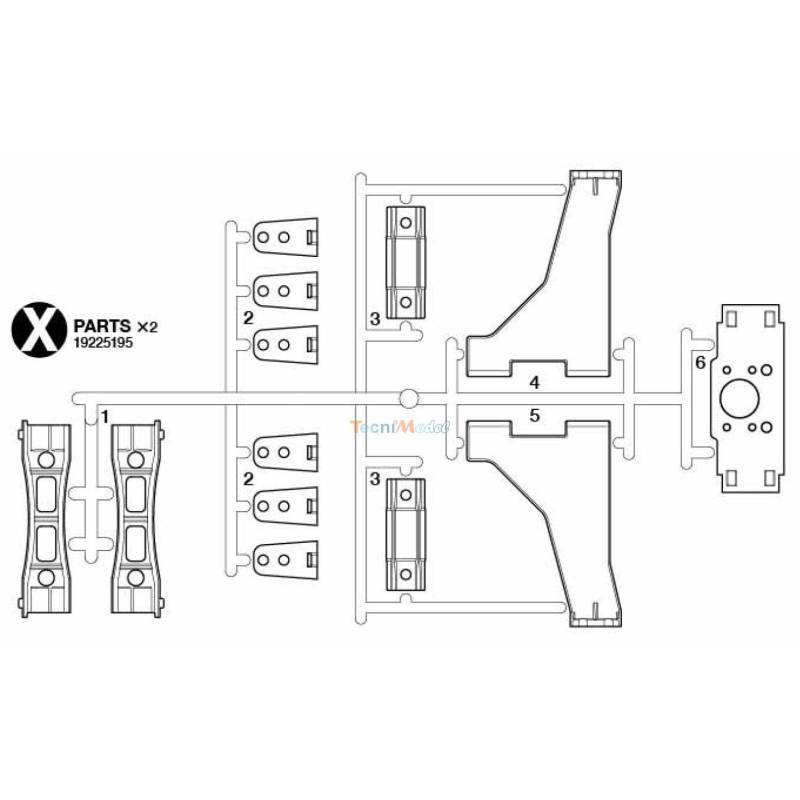 Tamiya X Parts for Volvo FH16