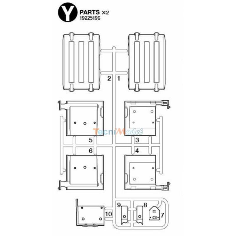 Grappe Y de Volvo FH16 Tamiya 56360