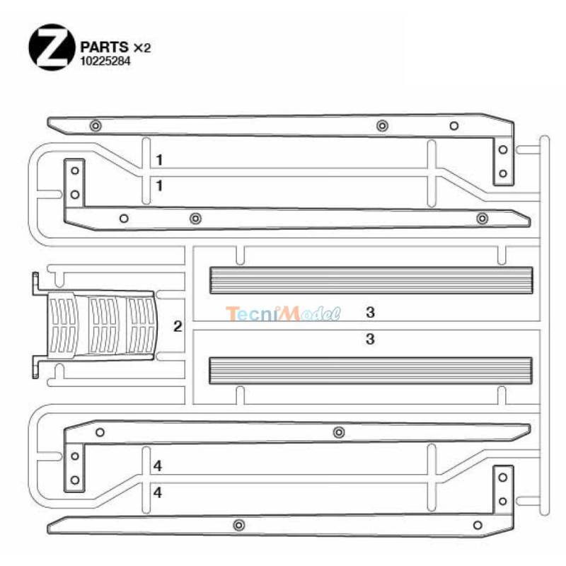 Grappe Z de Volvo FH16 Tamiya 56360