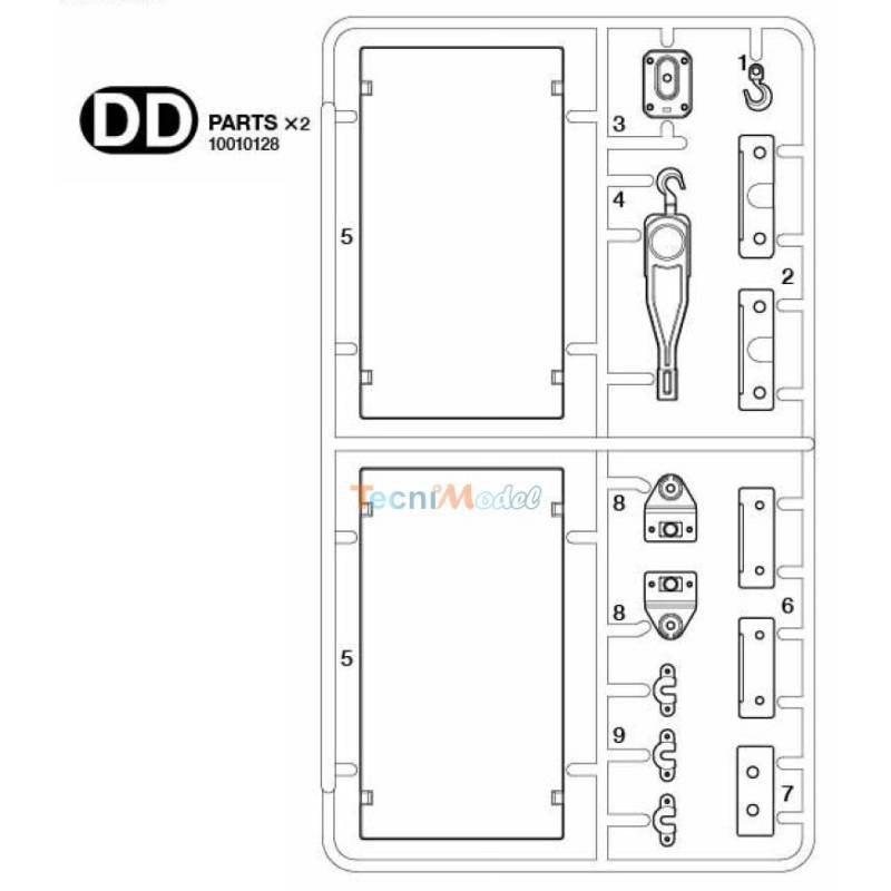 Grappe DD de Volvo FH16 Tamiya 56360