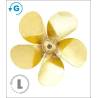 Hélice laiton 5 pales M5 110mm gauche