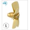 Hélice 5 pales laiton pour tuyère Ø45mm M4 Gamme 151 Type A Raboesch gauche rb151-10