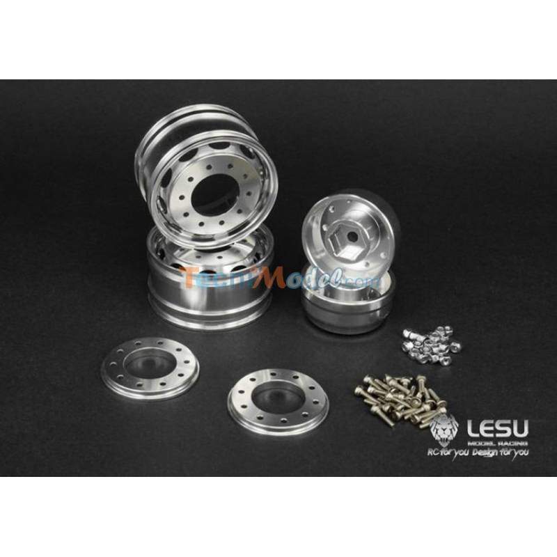 2 Jantes alu larges LESU avec Hexagones LESU W-2043-D2