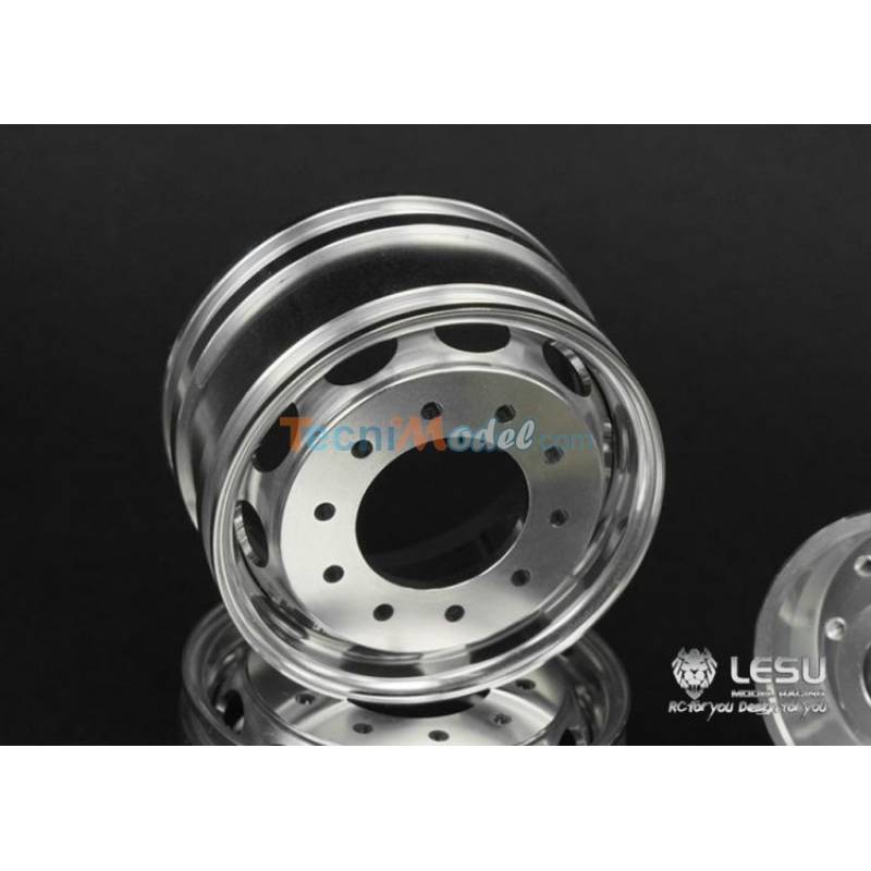 2 Jantes alu larges LESU avec Hexagones LESU W-2043-D2