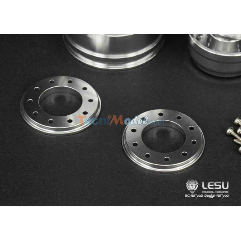 2 Jantes alu larges LESU avec Hexagones LESU W-2043-D2