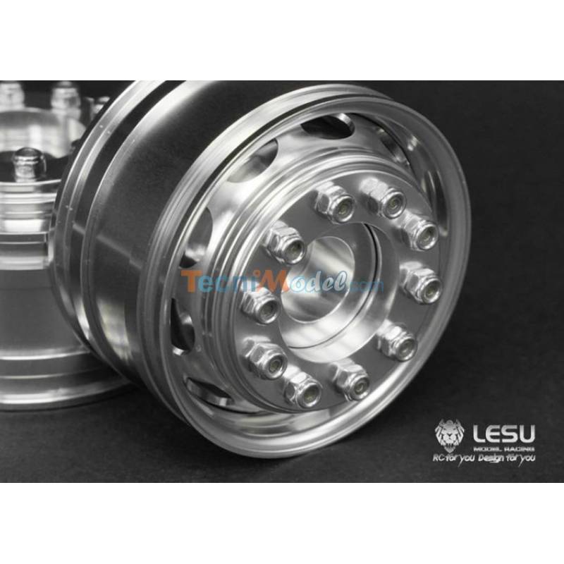 2 Jantes alu larges LESU avec Hexagones LESU W-2043-D2