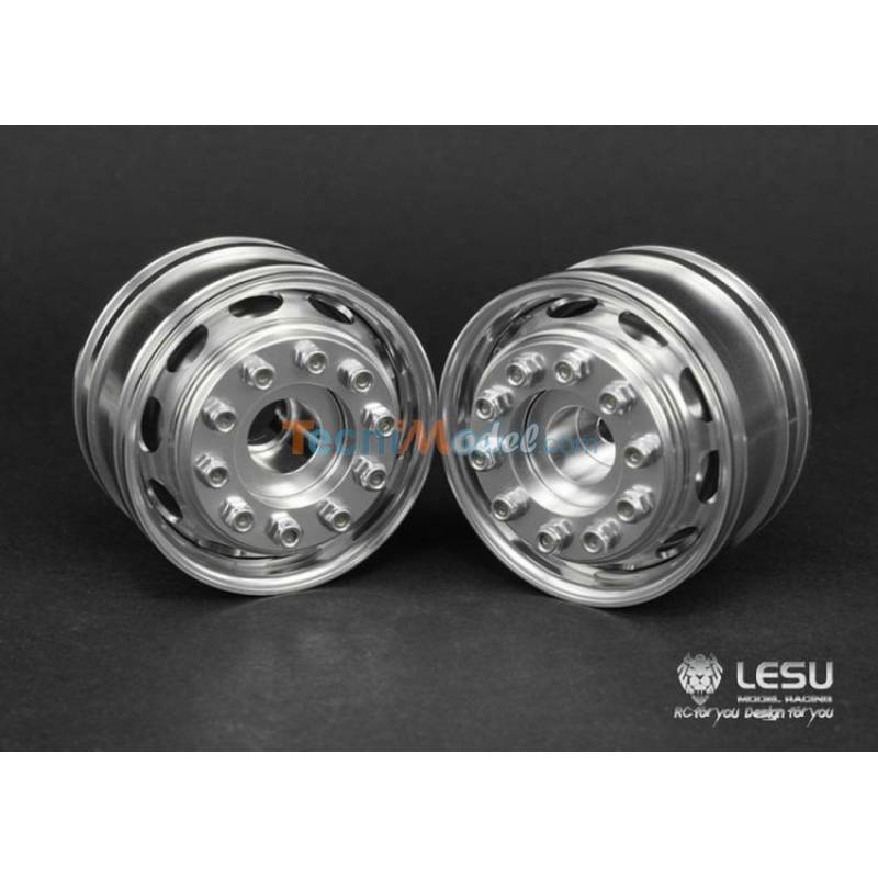 2 Jantes alu larges LESU avec Hexagones LESU W-2043-D2