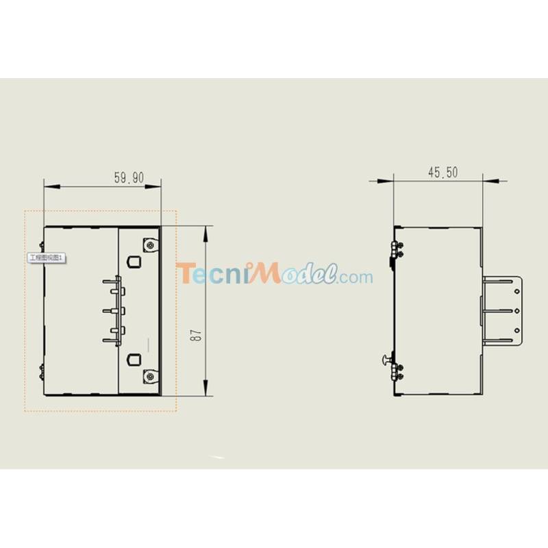 Echelle pour cabine camion 1/14