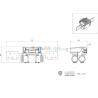 Rear cross-member and lights holders for MB Tamiya 1/14 - LESU L-1027