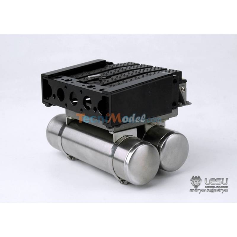 Rear cross-member and lights holders for MB Tamiya 1/14 - LESU L-1027