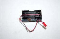 Battery case for 4 AA LR6 batteries with BEC connector T2M T3505/A