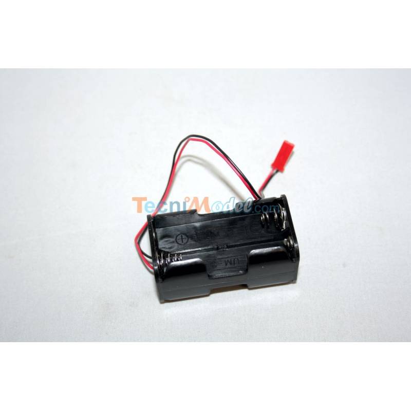 Battery case for 4 AA LR6 batteries with BEC connector T2M T3505/A