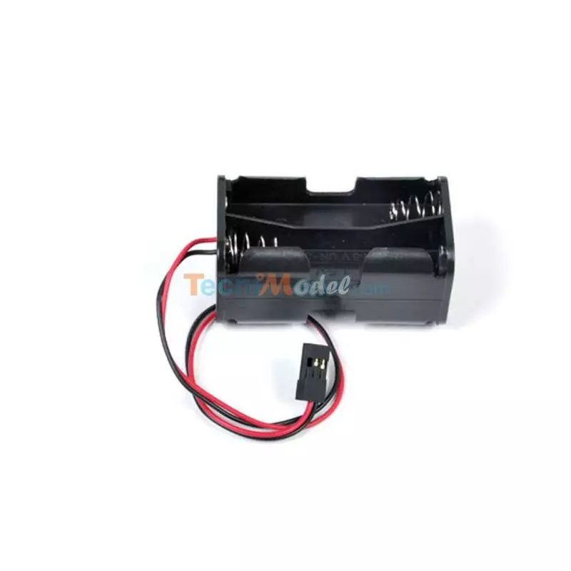 Boîtier porte piles pour 4 accus AA type LR6 T2M T4900/33
