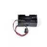 Boîtier porte piles pour 4 accus AA type LR6 T2M T4900/33
