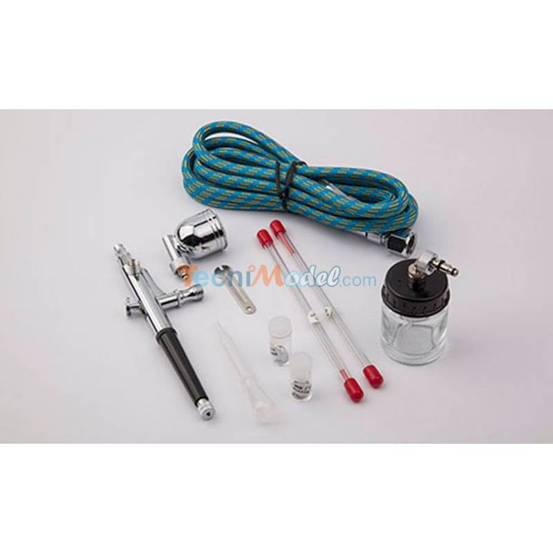 Coffret aérographe double action hybride