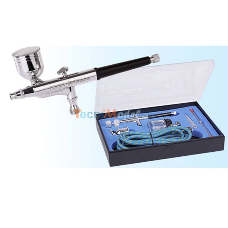 Coffret aérographe double action hybride