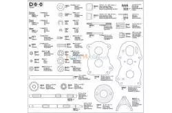 Tamiya D Metal Parts Bag for Tamiya Volvo 1/14 RC Truck