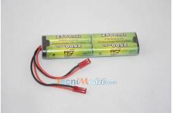 Accu Nimh 4.8v 2500mAh prise bec (accu émetteur PTR-6A)