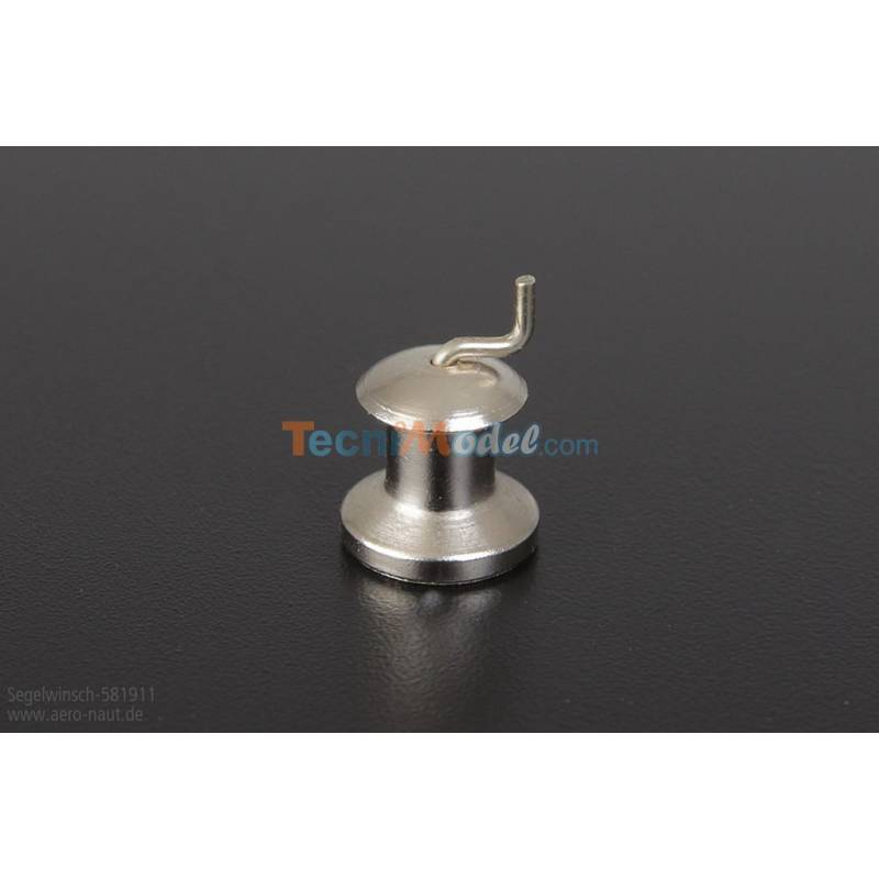 Winch en laiton Nickelé 10mm AERONAUT 581911
