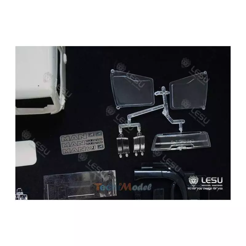 Cabine de MAN TGS 1/14 par LESU pour camion RC - LESU CK-TGS-Z