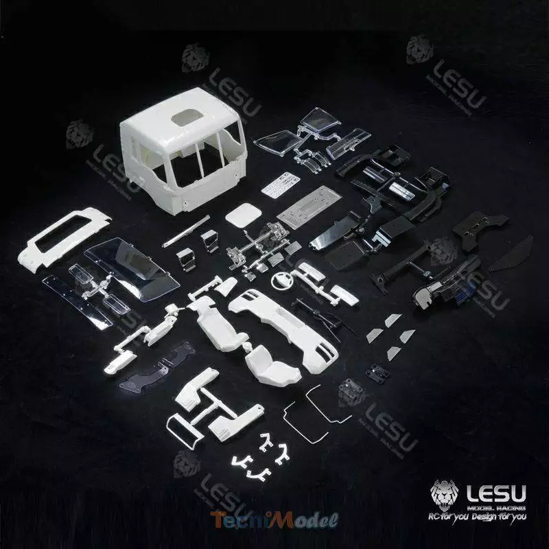 Cabine de MAN TGS 1/14 par LESU pour camion RC - LESU CK-TGS-Z