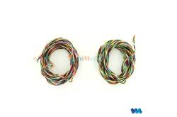 2 Bundles of 6 thin cables of 1 meter for lights - VEROMA 191538