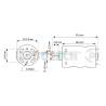 Raboesch BLUE RM400 6v brushed motor KRICK RB109-40