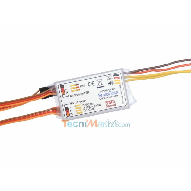 Pack Modules Servonaut G22/SM3/LA10 pour Actros 4x2 Tamiya en 7.2v